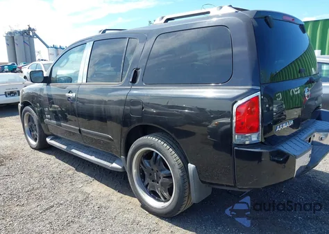 2007 Nissan Armada Se from USA, damaged, VIN 5N1BA08A37N706861